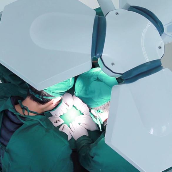 SY02-LED3+3 Shadowless Operating Lamp