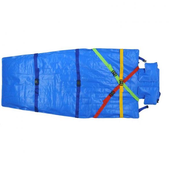 Vacuum mattress with head immobilizer