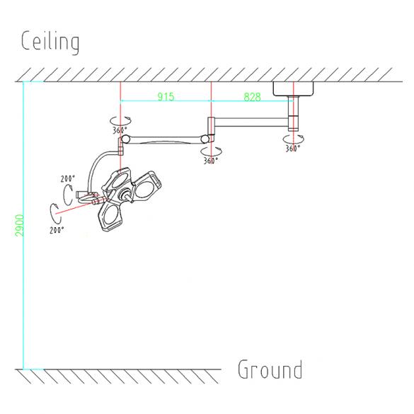 YD02-LED3 Operating Lamp