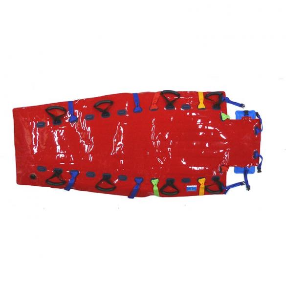 Vacuum mattress with head immobilizer