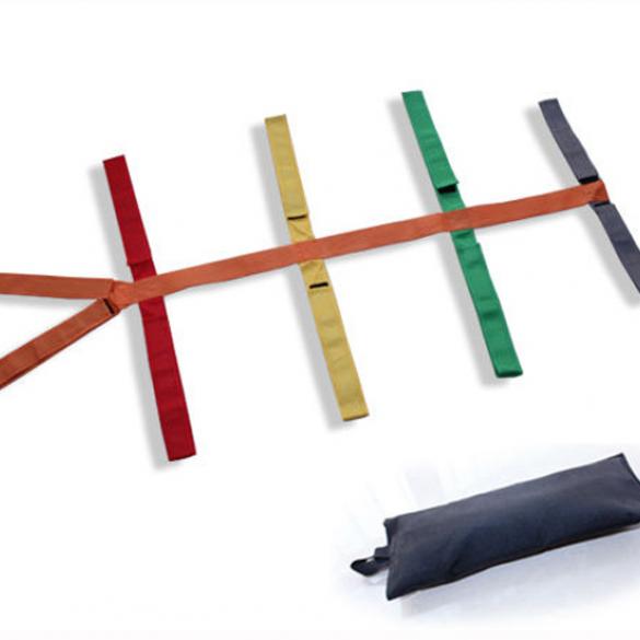 Spine board straps immobilizing straps