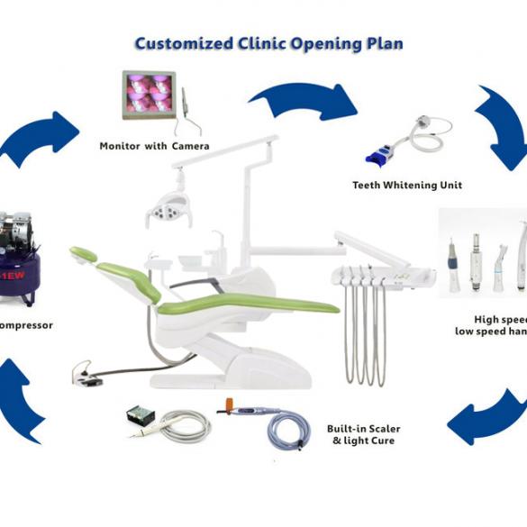 Dental Chair Dental Stool Clinic dental unit Opening Plan Kit