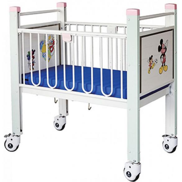 Flat Epoxy Painted Steel Chidren Bed CM-C-1