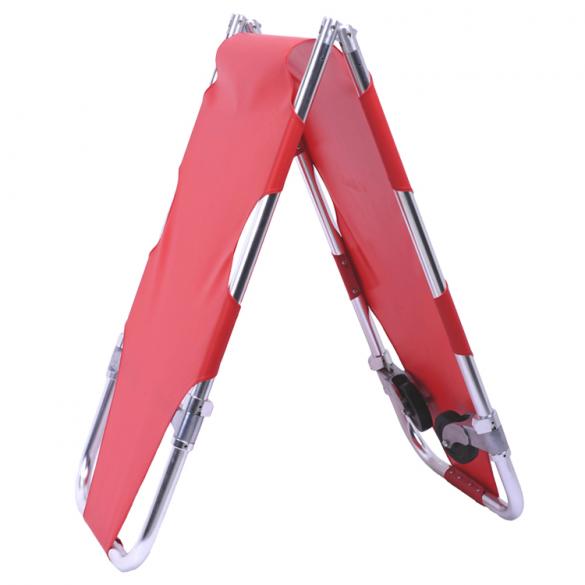 Collapsiable camping emergency portable steel folding stretcher