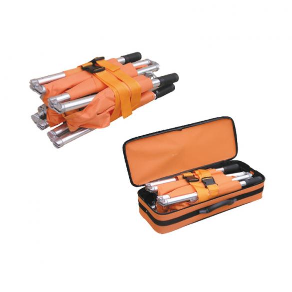 Capacity 200kg high quality aluminum belt 4 foldable folding stretcher