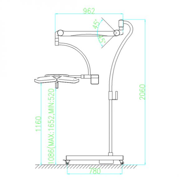 HF-L4S LED Operating Lamp