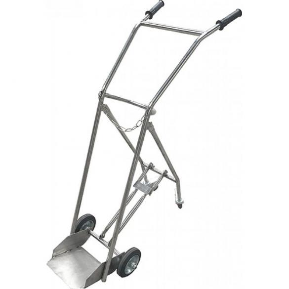 Stainless Steel Oxygen Bottle Trolley CM-SM-021