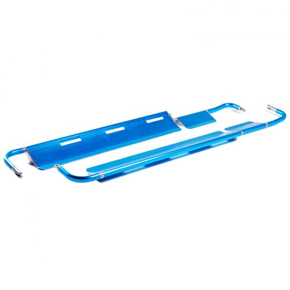 Aluminum alloy Scoop Stretcher can be foldaway with safety stretcher belt